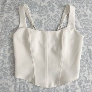 A&F Corset Scoopneck Tank Top